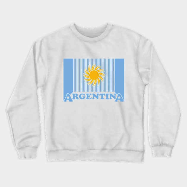 Argentina Crewneck Sweatshirt by JohnLucke